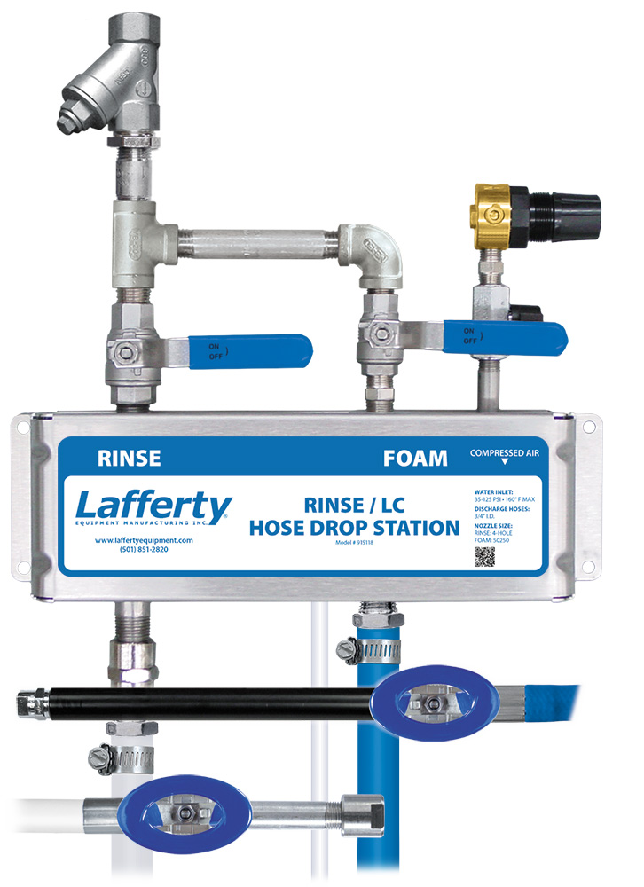 (image for) Lafferty Rinse / LC Foam Hose Drop Station