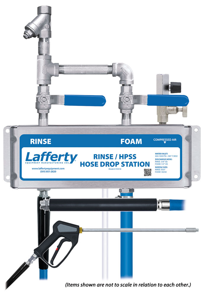 (image for) Lafferty Rinse / HPSS Foam Hose Drop Station