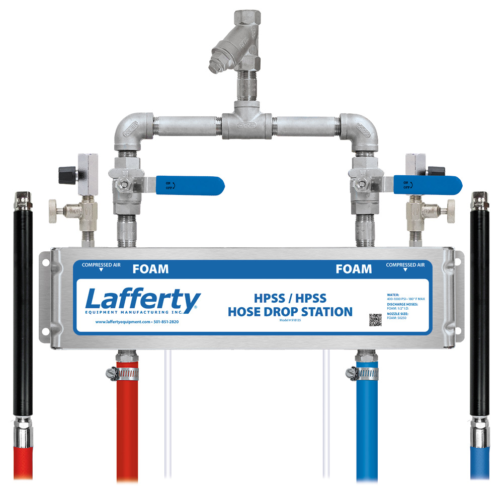 (image for) Lafferty W-20SS Sanitize / HPSS Foam Hose Drop Station