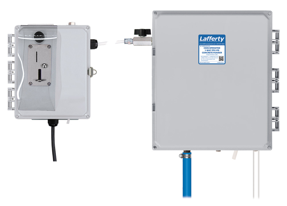 (image for) Lafferty Coin Operated 1-Way FPV-PD Concrete Foamer