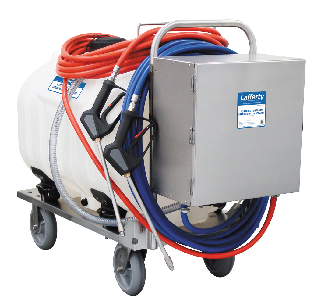 (image for) Lafferty Portable 60 Gallon Freedom 2.4 / 2.4 Sprayer