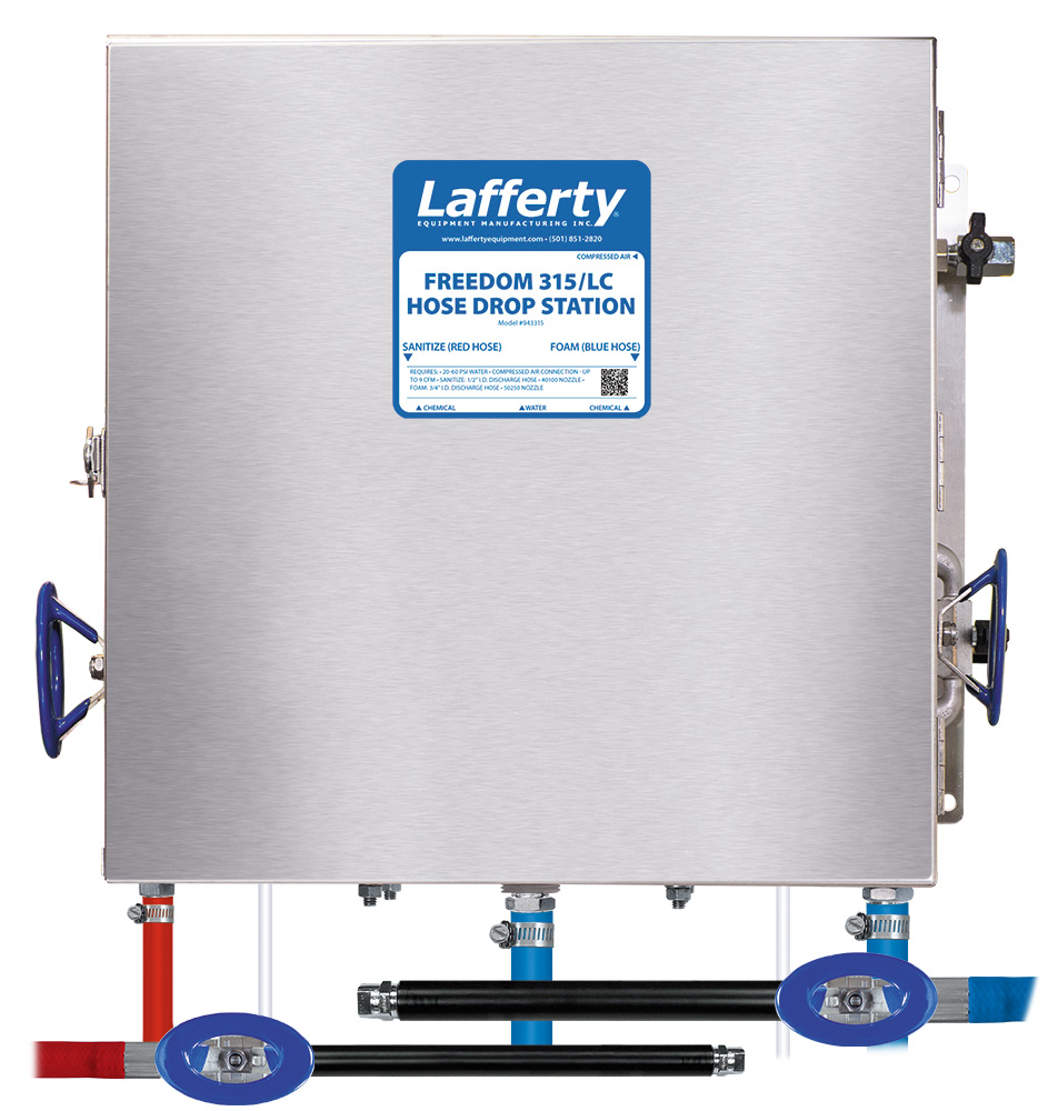 (image for) Lafferty Freedom 315 Sanitize/ LC Foam Hose Drop Station