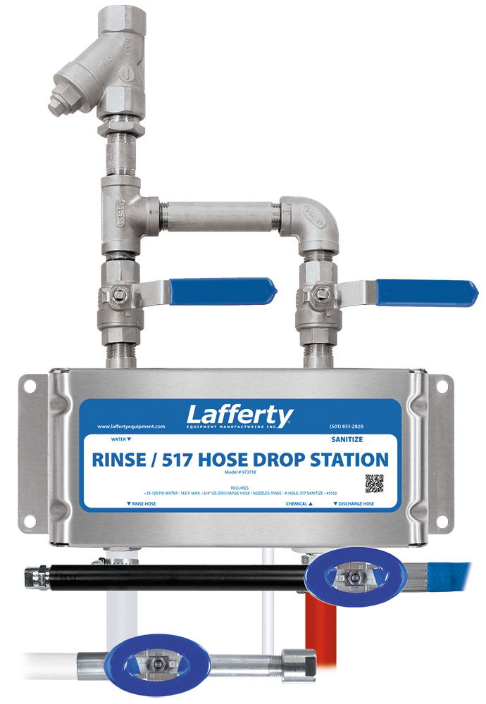 (image for) Lafferty Rinse / 517 Sanitize Hose Drop Station