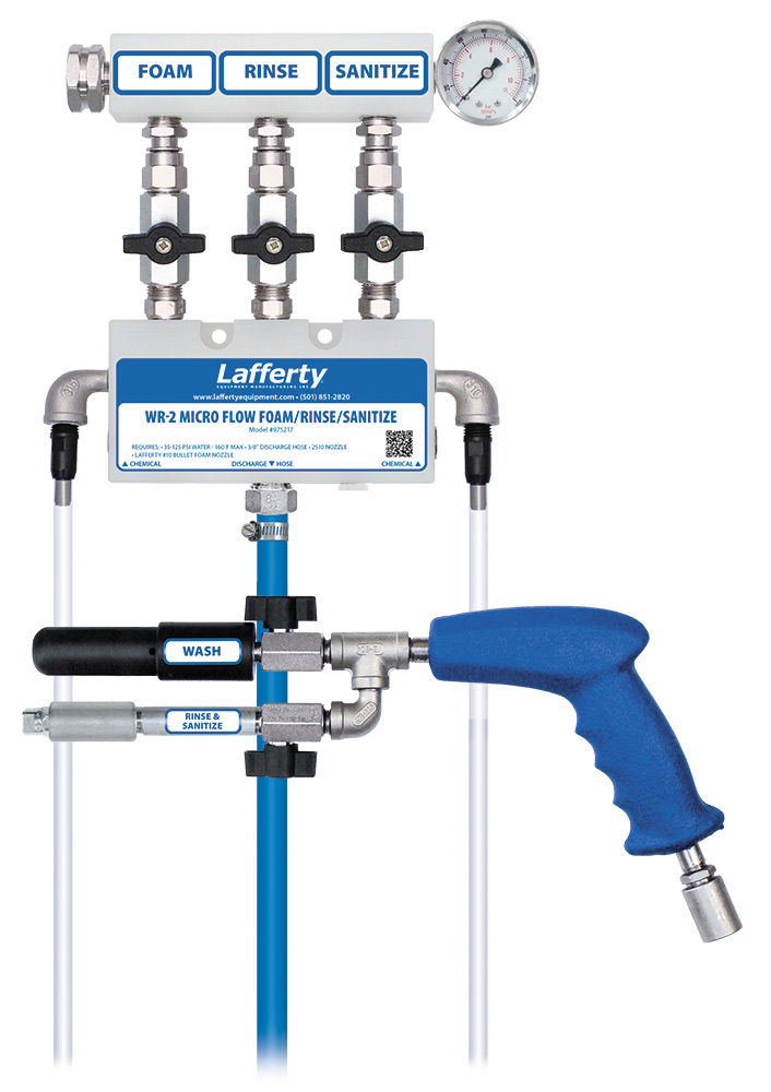 (image for) Lafferty WR-2 Micro Flow Foam / Rinse / Sanitize
