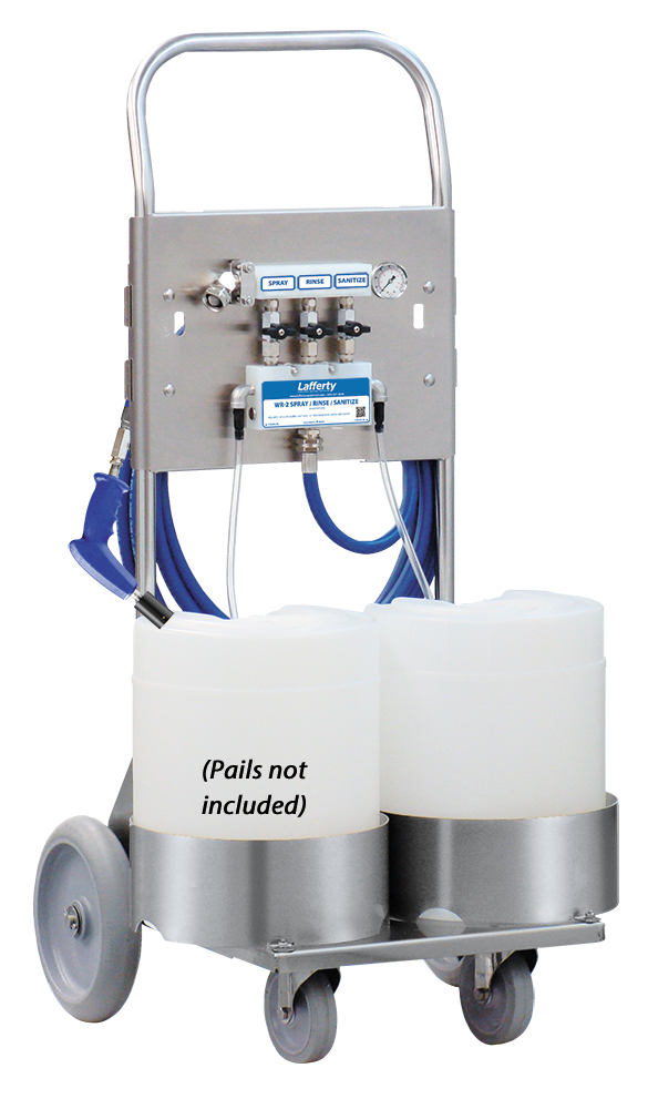 (image for) Lafferty Portable WR-2 Spray/Rinse/Sanitize W/Pistol Grip Gun