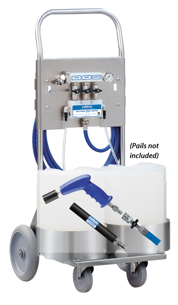 (image for) Lafferty Portable WR-2 Foam/Rinse/Sanitize W/Pistol Grip Gun Kit