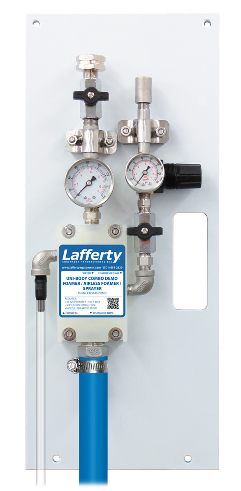 (image for) Lafferty Uni-Body Combo Demo Foamer / Airless Foamer / Sprayer W/ Gauges
