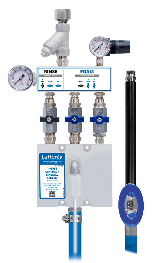 (image for) Lafferty 1-Hose Uni-Body Rinse / LC Foam System