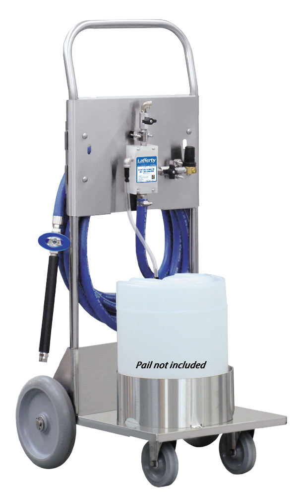 (image for) Lafferty Portable 4-Wheel 5 Gallon Uni-Body LC Foamer
