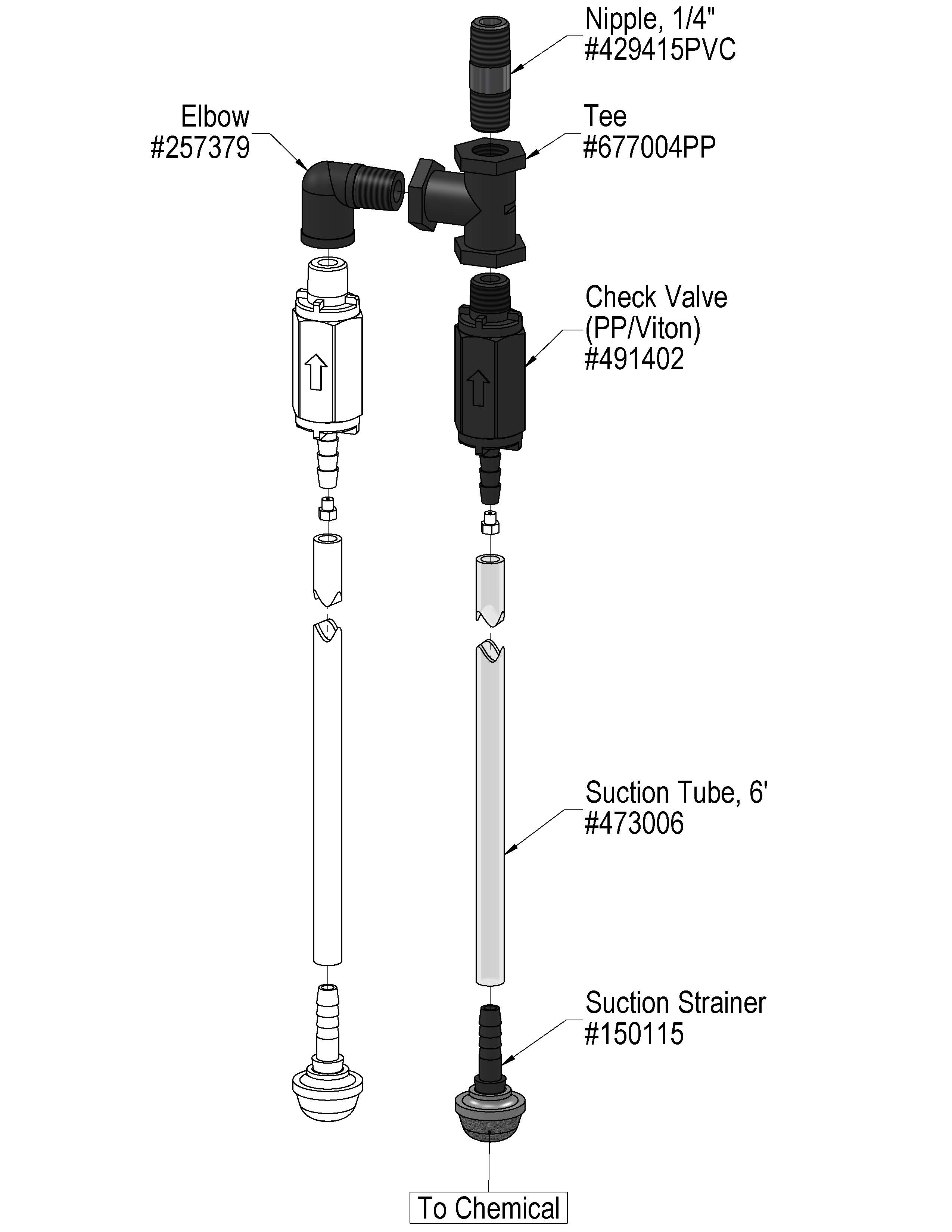 (image for) Lafferty HV Entryway Dual Chemical Pick-up Assembly