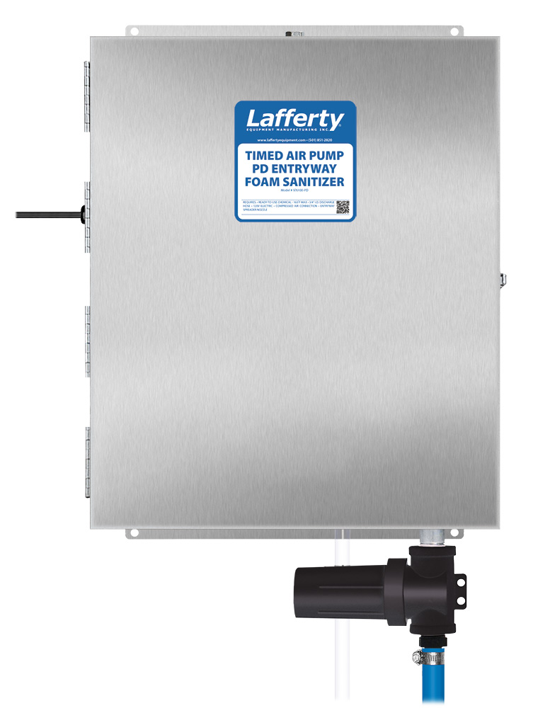 (image for) Lafferty Timed Air Pump PD Entryway Foam Sanitizer