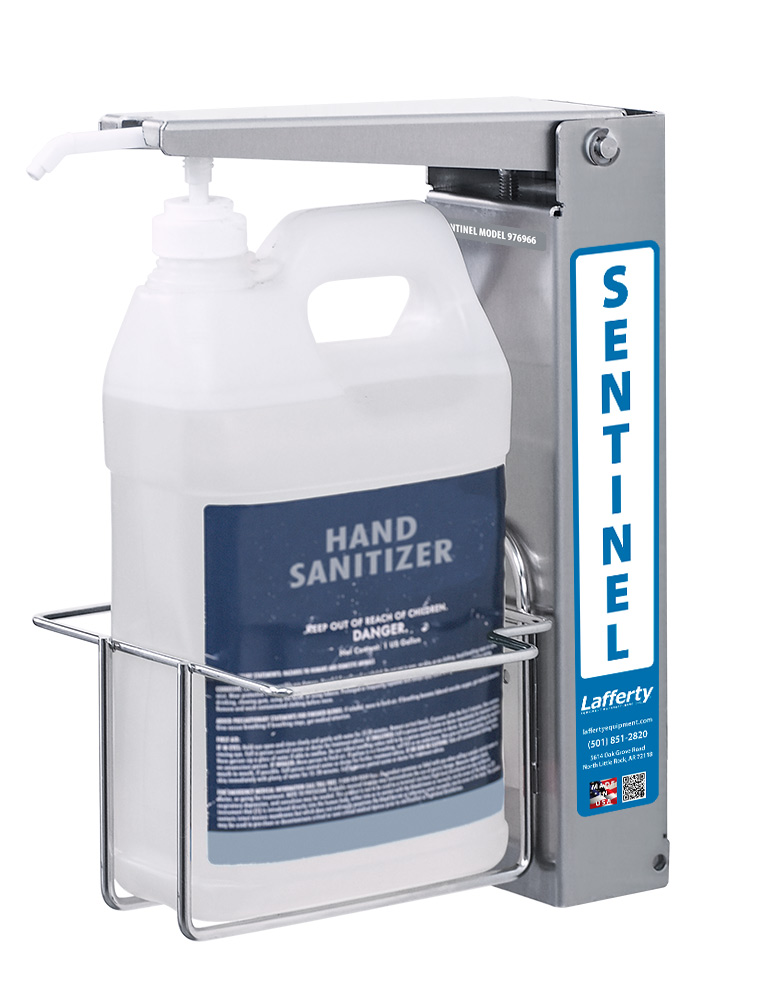 (image for) Lafferty Sentinel 1-Gallon, F-Style, Hand Sanitizer Dispenser