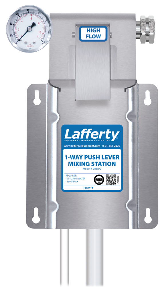 (image for) Lafferty 1-Way Push Lever Mixing Station
