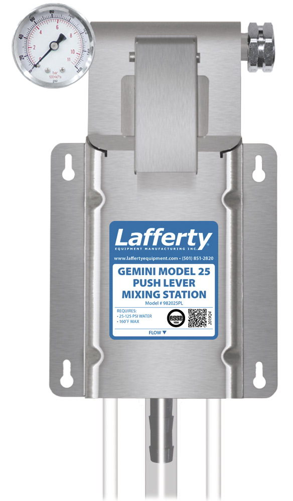 (image for) Lafferty Gemini Model 25 Push Lever Mixing Station