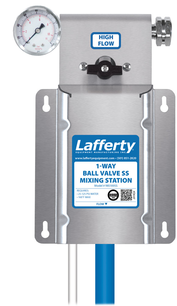 (image for) Lafferty 1-Way Ball Valve SS Mixing Station