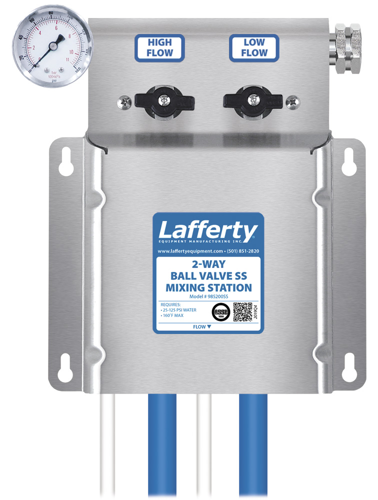 (image for) Lafferty 2-Way Ball Valve SS Mixing Station