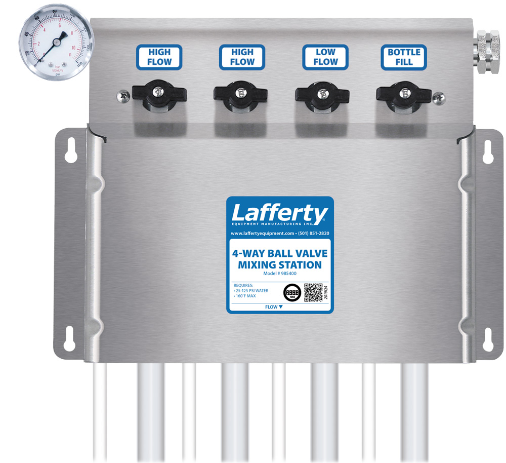 (image for) Lafferty 4-Way Ball Valve Mixing Station