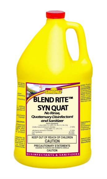 (image for) Simoniz Blend Rite Syn Quat, 4 gal case