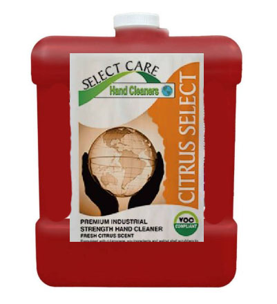 (image for) Citrus Select Premium Industrial Strength Hand Cleaner, 4 Flat Top Case