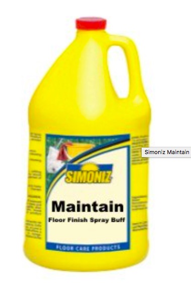 (image for) Simoniz Maintain Floor Finish, 4 gal case 