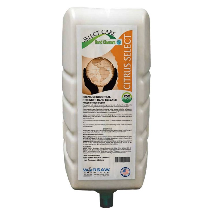 (image for) Citrus Select All Natural Hand Cleaner, 4 Liter Case