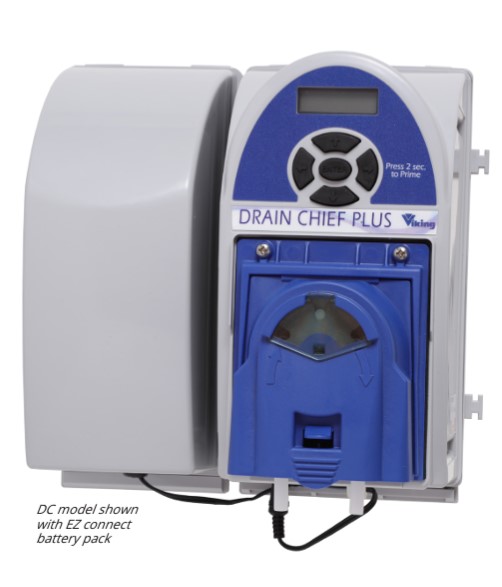 (image for) Viking Drain Chief Plus, AC wall power (115/230VAC), EPDM Tube