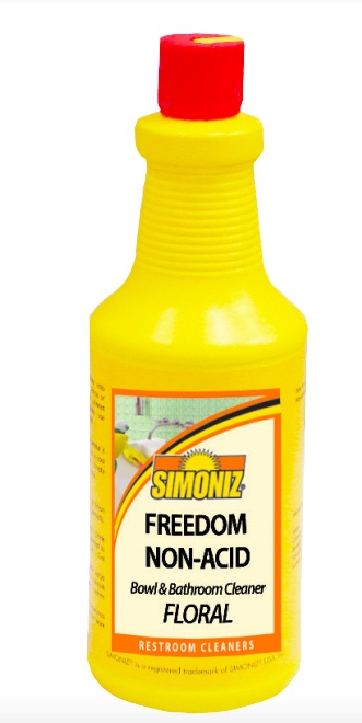 Simoniz Freedom Non-Acid Bath Cleaner Floral, 12 x 32 oz case