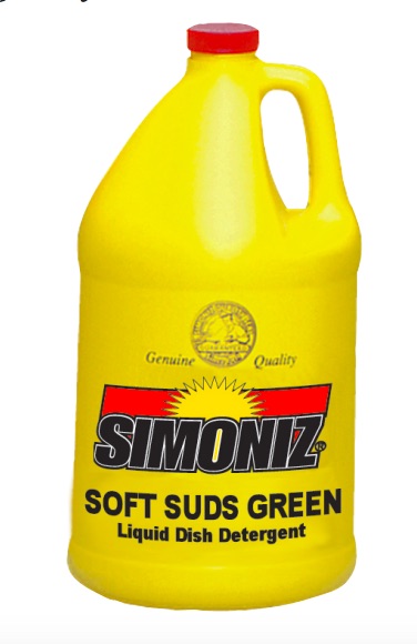 (image for) Simoniz Soft Suds Green, Hand Dish Detergent, 4 gal case