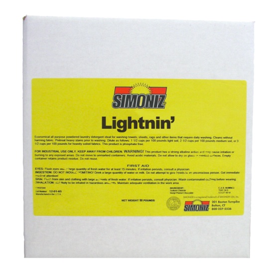 (image for) Simoniz Lightnin', Pine Scnted Detergent, 35lb pail 