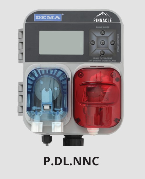 (image for) DEMA Pinnacle Dry Detergent, Liquid Rinse Warewash Dispenser