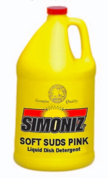 (image for) Simoniz Soft Suds Pink, Hand Dish Detergent, 4 gal case