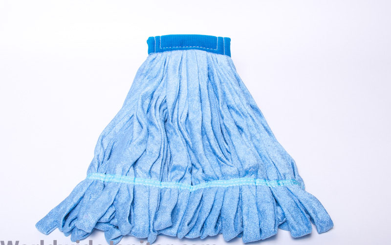 (image for) 18oz Red (blue pictured) Microfiber Tube Mops, case of 20