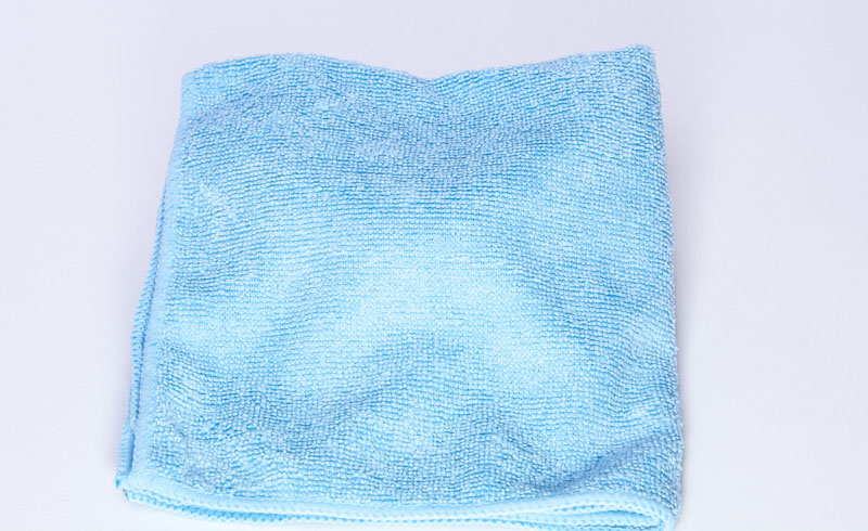 (image for) Economy Microfiber Towels, Lightweight, Blue, 16x16, case of 200