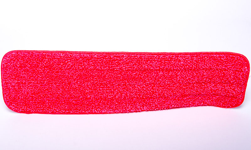 (image for) Red Microfiber Wet Pads, 5.3x20", case of 125