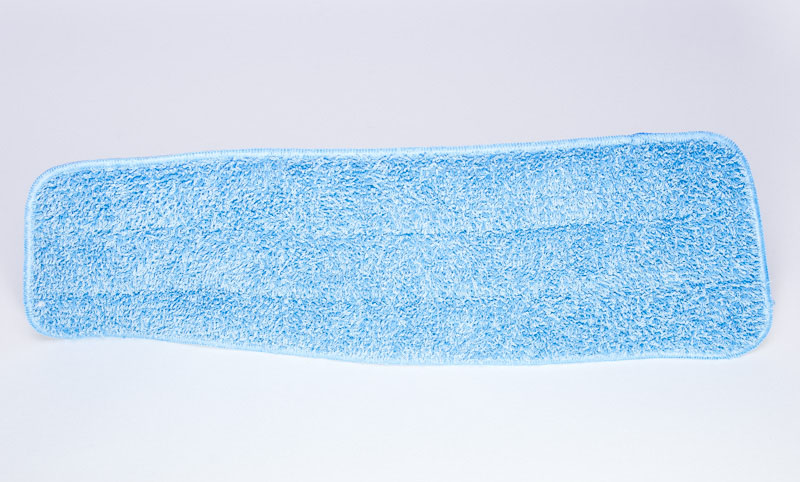 (image for) Blue Trapezoid Microfiber Wet Pads for use with MOP-140 Set Frame/Pole, 17.3", case of 160