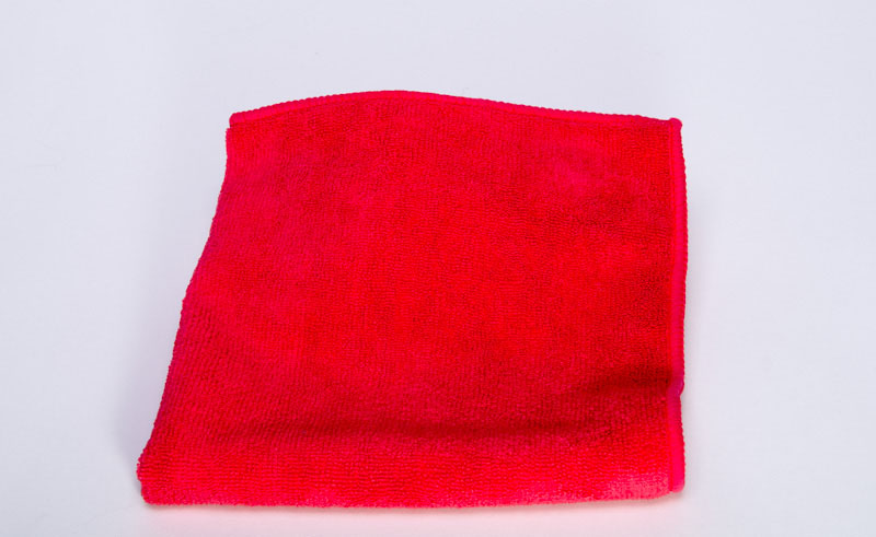 (image for) Red Microfiber Towels, 16x16, case of 200