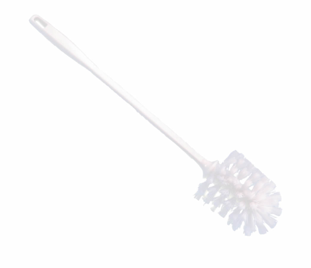 (image for) White Plastic Toilet Bowl Brush, case of 24