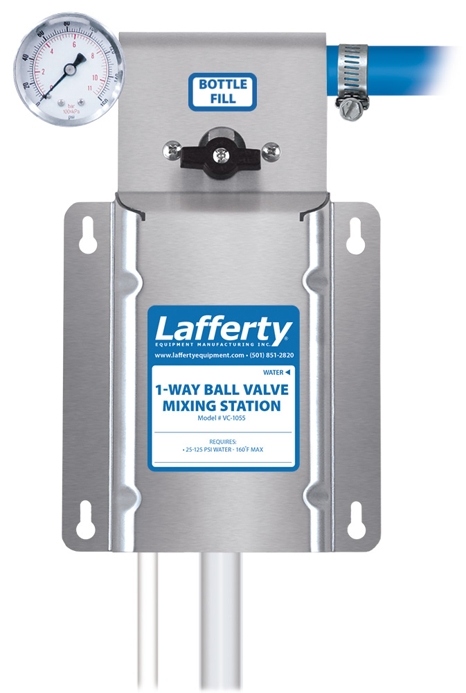 (image for) Lafferty 1-Way Ball Valve Mixing Station, Bottle Fill