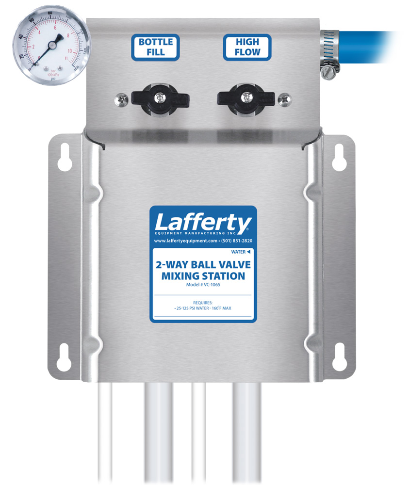 (image for) Lafferty 2-Way Ball Valve Mixing Station, Bottle Fill/High Flow