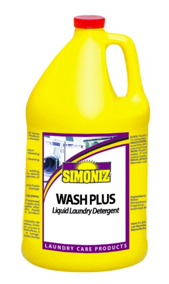 (image for) Simoniz Wash Plus Laundry Detergent, 4 gal case