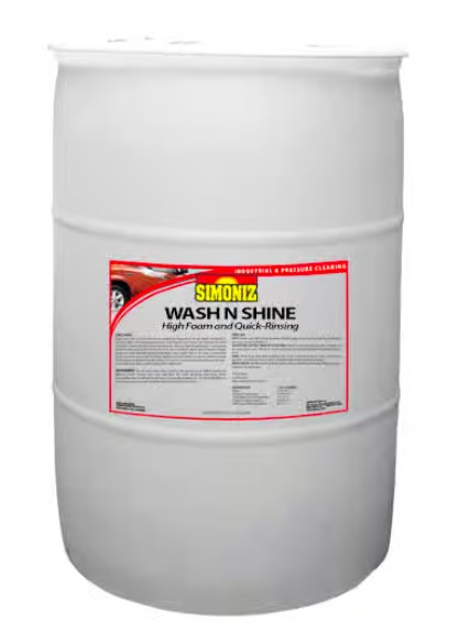 (image for) Simoniz Wash N Shine, Foaming Car Wash, 30 gal drum
