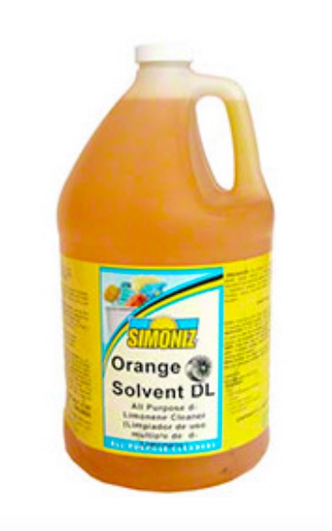 (image for) Simoniz Orange Solvent DL, 4 gal case