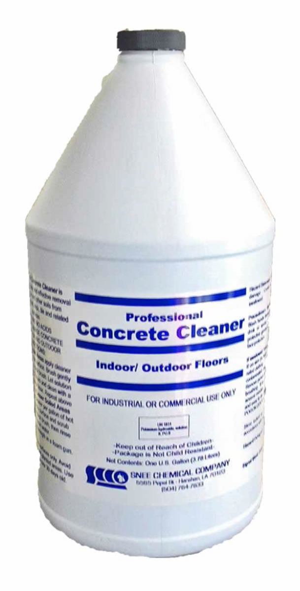 Professional Concrete Cleaner, Case of 4 Gallons