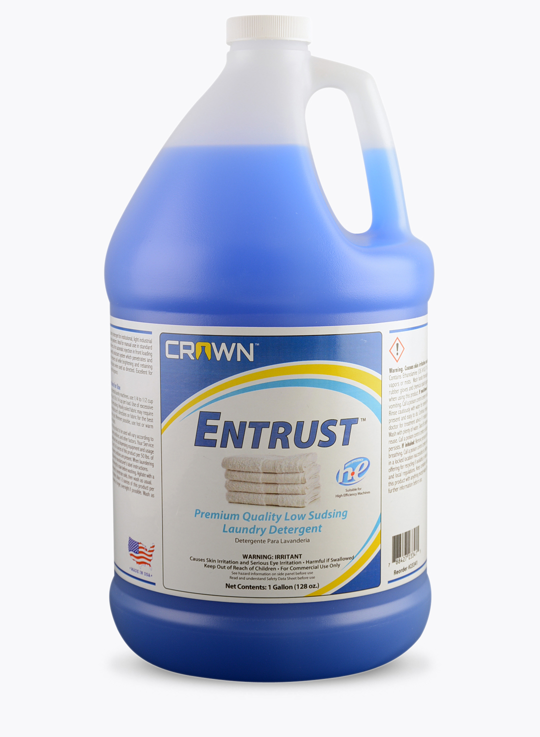 (image for) Entrust - Liquid Commercial Laundry Detergent, 5 gal pail