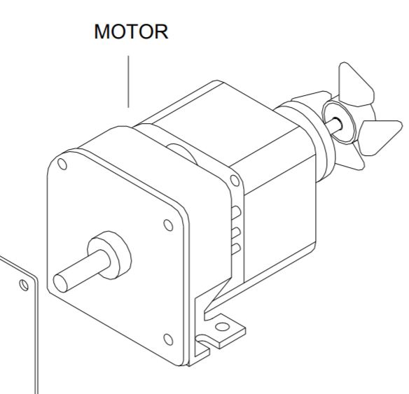 (image for) Knight 15 RPM 24 VDC Gearmotor