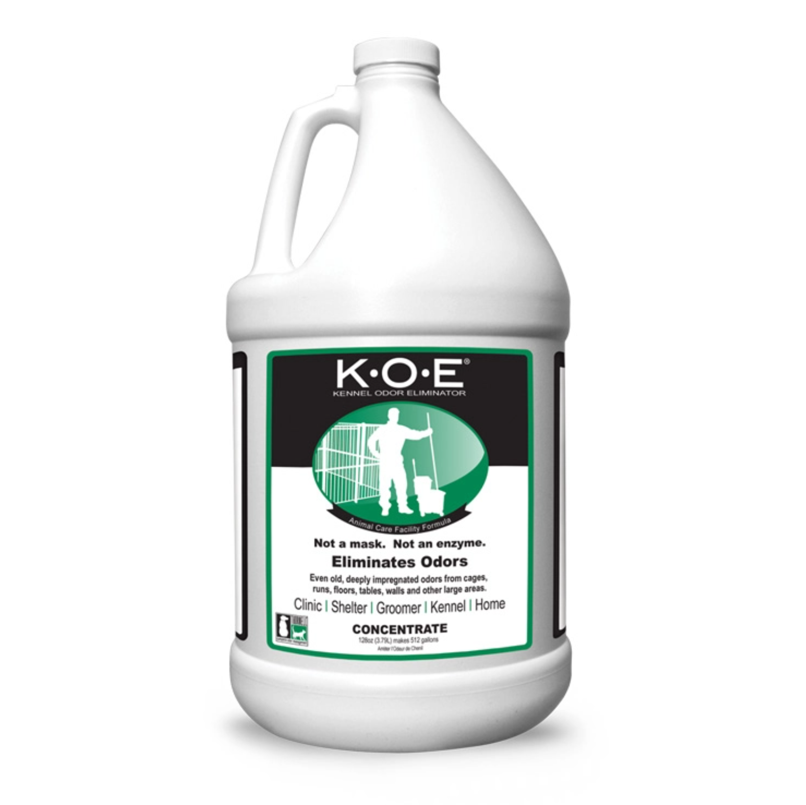 (image for) K.O.E. Kennel Odor Eliminator Concentrate, case of 4 gallons