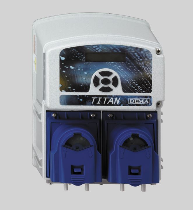 DEMA Titan II EP Warewash Dispenser, Liquid Detergent, Liquid Rinse