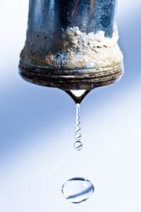calcified dripping faucet