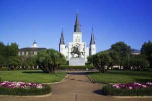 St. Louis Cathedral in Jackson Square New Orleans, Louisiana, United States